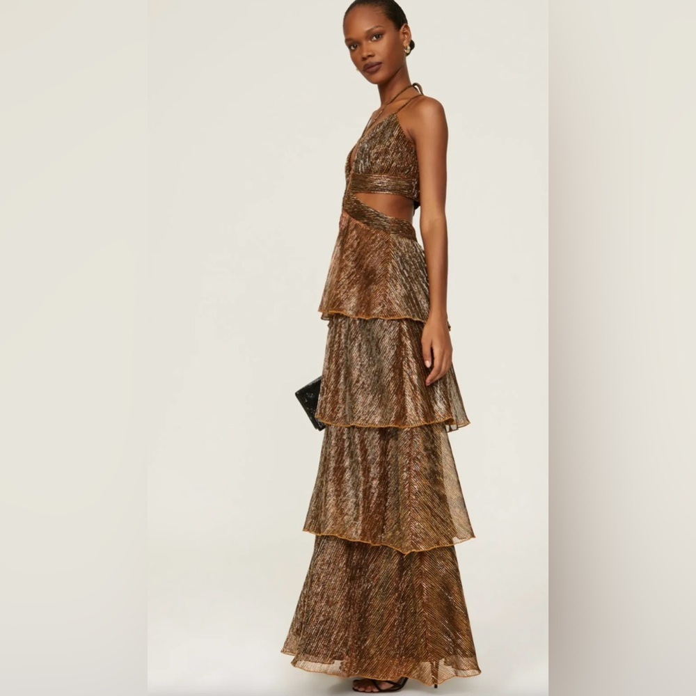 LINE & DOT - REVOLVE SONIA TIERED MAXI DRESS Size L - Picture 7 of 15